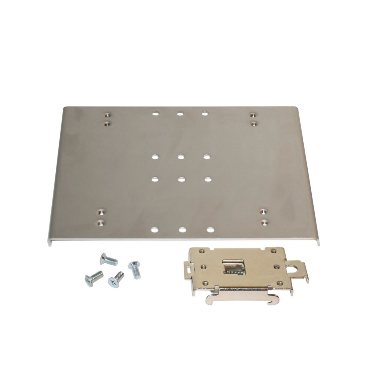 Kit De Montage Sur Rail DIN 35 Mm - Support Pour Relais Statique Monophasé, En Acier Inoxydable, Clips Solides - 4